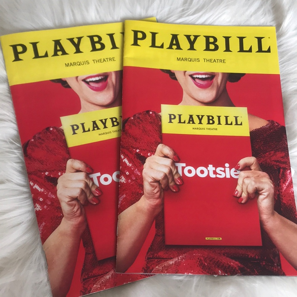 Tootsie playbill (x2)